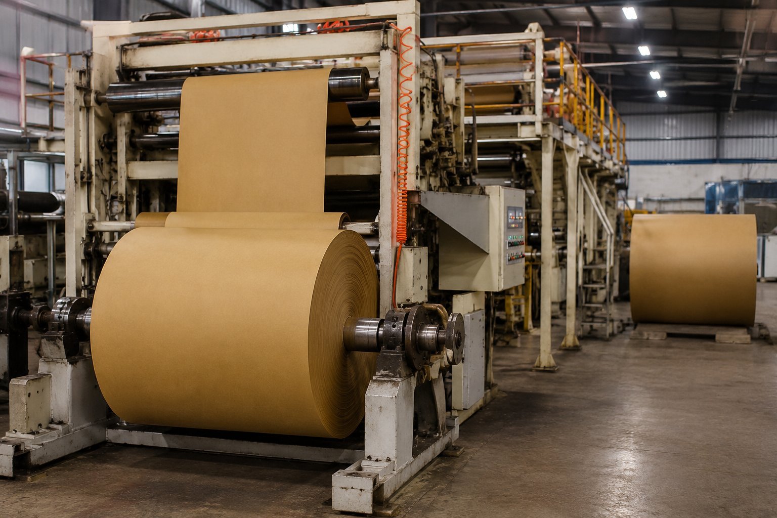 Kraft paper manufacturing