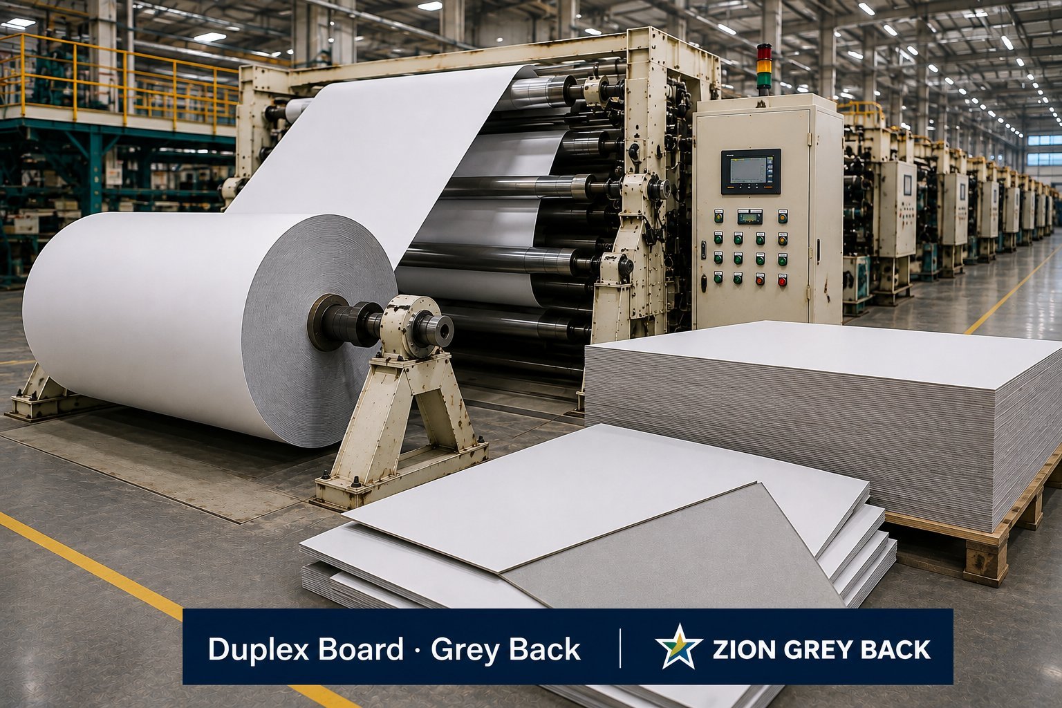 Zion Grey Back duplex board